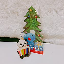 クリスマスツリー/クリスマスカードを飾る/ささやかなクリスマス/紙雑貨/絵本が好き...などのインテリア実例 - 2022-12-05 13:57:48