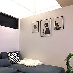 壁/天井/アート/シンプル/IKEA/モノトーン...などのインテリア実例 - 2017-01-04 19:20:42