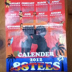 壁/天井/#88tees/#カレンダー/#ブランド/ハワイのインテリア実例 - 2012-08-19 11:38:55