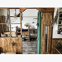 部屋全体/茶ベース/暮らし/DIY/ナチュラル...などのインテリア実例 - 2017-05-14 09:27:10