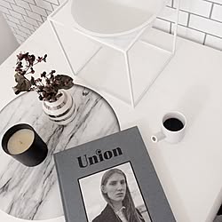 机/ドライになりすぎたフラワー/オーガニックコーヒー/洋雑誌/Union...などのインテリア実例 - 2016-09-27 11:45:08