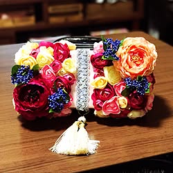 部屋全体/造花アレンジ/結婚式準備♡/結婚式グッズ/プレ花嫁のインテリア実例 - 2017-04-24 01:09:36