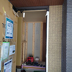 玄関/入り口/建築中のインテリア実例 - 2021-04-22 18:37:58