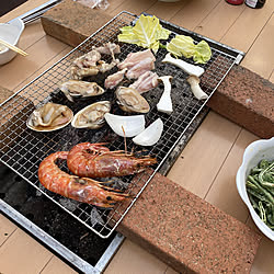 BBQ ~♪/おうちアウトドア/おうち時間/部屋全体/RCの出逢いに感謝♡...などのインテリア実例 - 2021-05-04 18:23:52