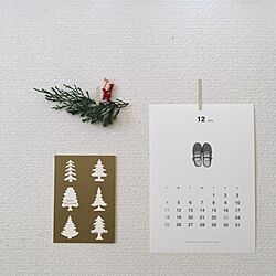 壁/天井/カレンダー/クリスマスのインテリア実例 - 2016-12-05 15:42:23