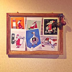 壁/天井/クリスマス/ポストカードのインテリア実例 - 2013-11-19 22:03:44
