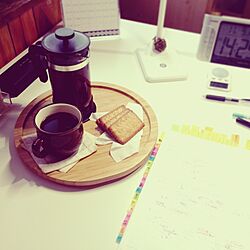 机/coffee/勉強机/IKEA/セリア...などのインテリア実例 - 2015-11-15 00:45:03