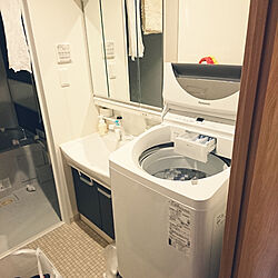 バス/トイレ/一人暮らし/1LDK/洗濯機のインテリア実例 - 2020-03-20 12:02:48
