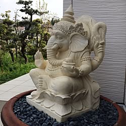 玄関/入り口/60cm/I♡BALI/バリ島の石像/パラスストーン...などのインテリア実例 - 2016-04-02 19:29:45