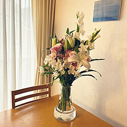 花/花瓶/グリーンのある暮らし/キッチンのインテリア実例 - 2023-05-07 14:01:09