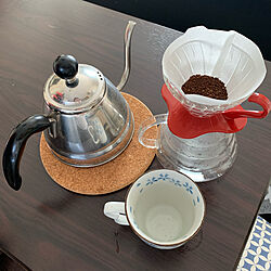 コーヒー/お茶セット/1R/おうち時間/ワンルーム...などのインテリア実例 - 2021-02-07 10:02:11