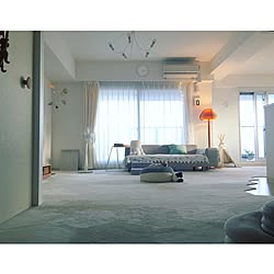 部屋全体/ペット/北欧/タイルカーペット/MUUTO...などのインテリア実例 - 2017-07-13 18:33:23