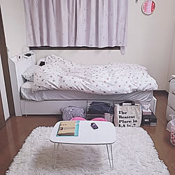 部屋全体/ナチュラル/IKEA/白/狭い部屋...などのインテリア実例 - 2019-04-11 12:17:24