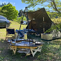 DIY/キャンプ/ヘキサゴン/机のインテリア実例 - 2024-04-24 17:38:23