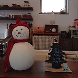 棚/クリスマスツリー/雑貨/雪だるまのインテリア実例 - 2013-11-20 14:29:25