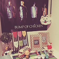 玄関/入り口/BUMP OF CHICKEN/一人暮らし/DIY/セリア...などのインテリア実例 - 2016-03-16 03:24:13