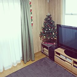 リビング/ニトリ/IKEA/無印良品/クリスマスツリーのインテリア実例 - 2016-11-24 22:28:29