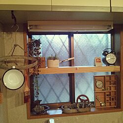 キッチン/DIY/窓/フェイクグリーンのインテリア実例 - 2014-07-27 08:20:20