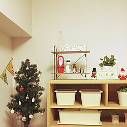 棚/クリスマスツリー/クリスマス/ダイソー/IKEA...などのインテリア実例 - 2016-11-04 18:08:43