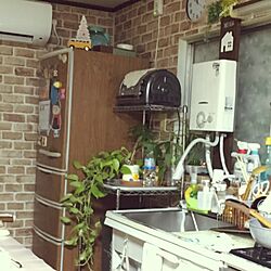キッチン/DIY/冷蔵庫リメイク/古家のインテリア実例 - 2017-01-13 01:23:17