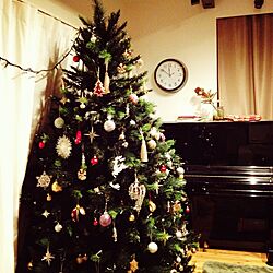 リビング/クリスマスツリー/ピアノのインテリア実例 - 2014-11-12 07:57:11