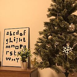 壁/天井/nico and.../クリスマスツリー150cm/フェイクグリーンのインテリア実例 - 2016-12-14 16:16:44