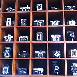 棚/camera/アンティーク/カメラ/アンティーク雑貨...などのインテリア実例 - 2014-08-12 22:04:18