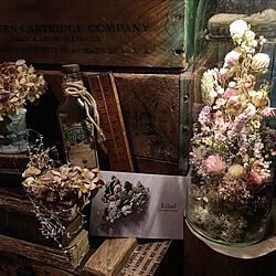 木箱/living with plants/antiques/アンティーク/vintage wooden crate...などのインテリア実例 - 2016-11-19 00:46:06