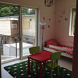 部屋全体/子供部屋/IKEA/女子/ピンクのインテリア実例 - 2014-07-03 17:25:56