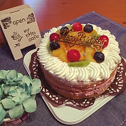 壁/天井/お誕生日ケーキ/プレゼント企画計画中♥/ただいま量産中/セリア...などのインテリア実例 - 2015-06-11 06:35:01