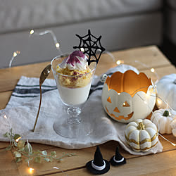 キッチン/ハロウィン/Daiso/100均/ハロウィンパフェ...などのインテリア実例 - 2019-10-28 16:54:00