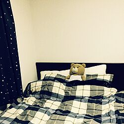ベッド周り/Ted♡/IKEA/ニトリのインテリア実例 - 2016-02-13 23:55:30