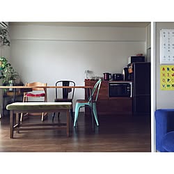 部屋全体/タモ材ダイニングテーブル/タモ材/中古マンション/マンション暮らし...などのインテリア実例 - 2016-05-16 13:46:09