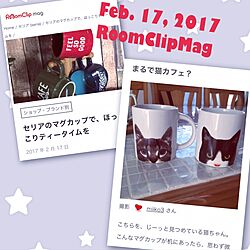 部屋全体/セリアのマグカップ/RoomClip mag/猫好き/猫と暮らすのインテリア実例 - 2017-02-17 22:09:55