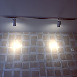 LEDライト/照明/壁紙/Wallpaper/1K 1人暮らし...などのインテリア実例 - 2020-04-19 15:58:46