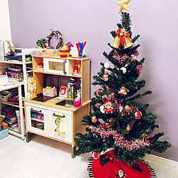 クリスマスツリー/子供部屋/部屋全体のインテリア実例 - 2021-12-06 22:19:02