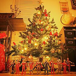 リビング/ウルトラマン/クリスマス/Christmas/クリスマスツリー...などのインテリア実例 - 2015-12-24 23:22:59