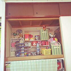 部屋全体/和室/押入れを子どもスペースに♡/おもちゃ収納のインテリア実例 - 2016-07-18 14:01:44
