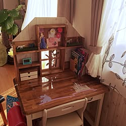 机/こどもと暮らす/机DIY/家型/キッズ家具...などのインテリア実例 - 2016-02-07 10:03:24