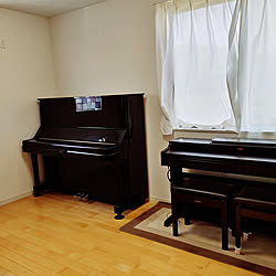 部屋全体/YAMAHA電子ピアノ/ピアノがある部屋のインテリア実例 - 2020-04-15 22:18:25