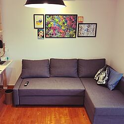 壁掛け/IKEA/ソファ/一人暮らし/DIY...などのインテリア実例 - 2016-09-26 07:48:49