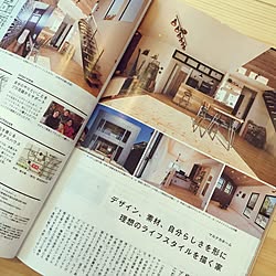 部屋全体/リアルパネル/無垢の床/カウンターキッチン/雑誌掲載ありがとうございました...などのインテリア実例 - 2017-01-23 18:33:31