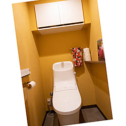 黄色い壁/リクシルのトイレ/toolbox/中古を買ってリノベーション/施工完了記念写真撮ってもいました...などのインテリア実例 - 2020-10-03 12:57:01