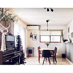 クリスマス/クリスマスツリー/ピアノのある部屋/部屋全体のインテリア実例 - 2020-12-21 13:19:31