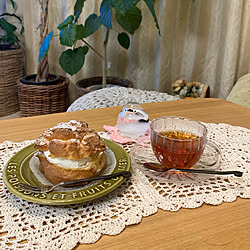 ナチュラルキッチン&/カフェタイム♡/おうち時間/おうちカフェ/シュークリーム...などのインテリア実例 - 2022-01-28 16:53:41