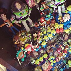 棚/ディズニー/おもちゃ/トイストーリーのインテリア実例 - 2015-02-14 11:10:34