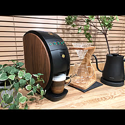 バリスタ/カフェコーナー/観葉植物のある暮らし/ブラウン/和モダン...などのインテリア実例 - 2021-03-26 21:44:17