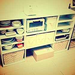 キッチン/カラーボックス　リメイク/食器棚DIYのインテリア実例 - 2014-04-22 14:12:42