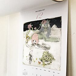 壁/天井/宇野亜喜良/カレンダー2017のインテリア実例 - 2017-06-13 12:49:42