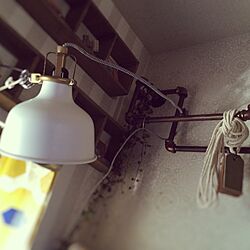 壁/天井/トランプ/niko and…/IKEA照明/作業部屋のインテリア実例 - 2015-05-21 15:28:45